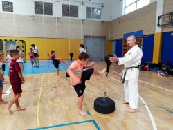 Karate klub Brežice na prvem tednu Športnih počitnic v Brežicah