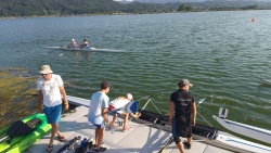 FOTO: Dan vodnih športov na Brežiškem jezeru
