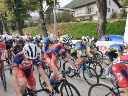 Maja Vurušić in Žiga Vrtar v Straži na najvišji stopnički zmagovalnega odra