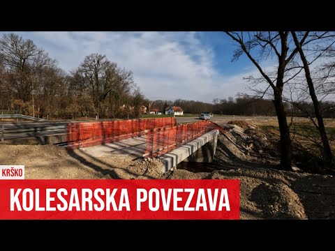 KRŠKO: Gradnja kolesarske povezave do Kostanjevice na Krki v zaključni fazi
