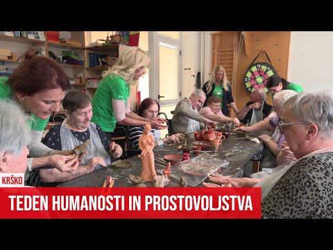 Teden humanosti in prostovoljstva Krka Dom starejših občanov Krško