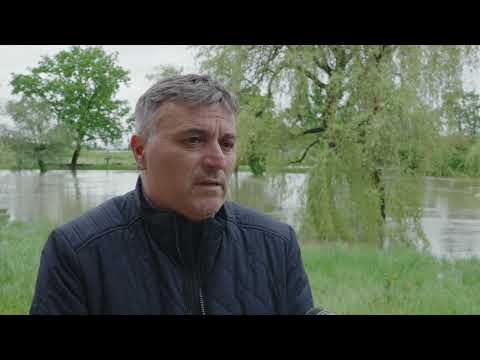 Kostanjeviški župan Robert Zagorc o stanju z reko Krko v Kostanjevici na Krki