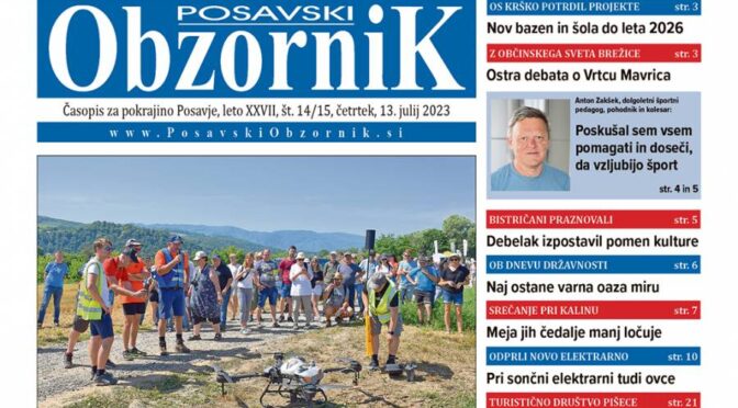 Nova številka Posavskega obzornika za krajšanje dopustniških dni