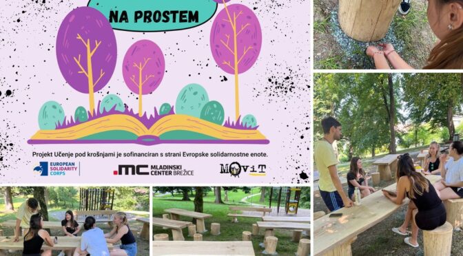 V začetku prejšnjega meseca smo v parku končno dobili pridobitev. 🤩📖
Mladi prostovoljci so v sklopu solidarnostnega projekta Uče…