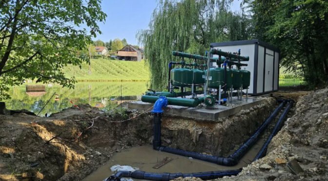 Posodobitev namakalnega sistema v Arnovih selih poteka po načrtih