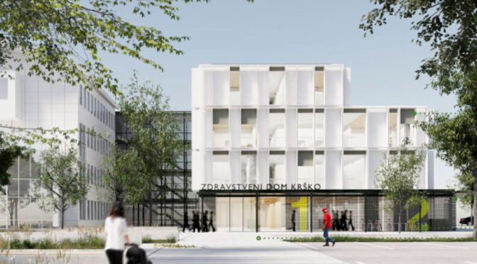 Tako bo izgledal prizidek sedanji stavbi Zdravstvenega doma Krško