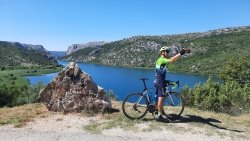 FOTO: Kolesarim, da pomagam - od Pišec do Murterja