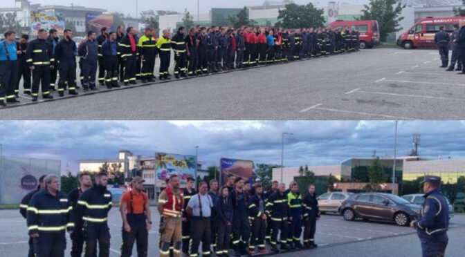 Gasilci Gasilske zveze Krško odšli na pomoč v Braslovče