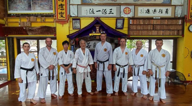 Trenerji Karate kluba Brežice na izobraževanju na Japonskem