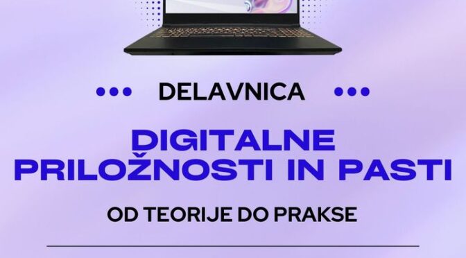 💻📚V sklopu kariernega sejma, ki bo potekal v ponedeljek 9.10.2023 v MC Brežice, bo možen obisk delavnice “Digitalne priložnosti …