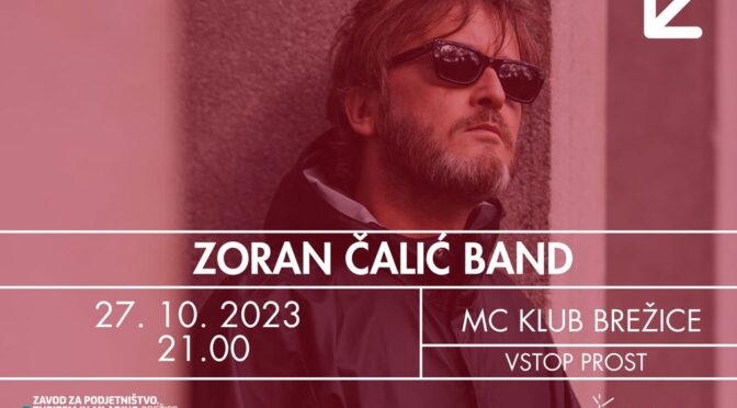 Save the date in ne zamudi fantastičnega dogodka v MC Brežice – Koncert Zoran Calic Band! 🎼 Ne zamudite priložnosti, da ga v živ…