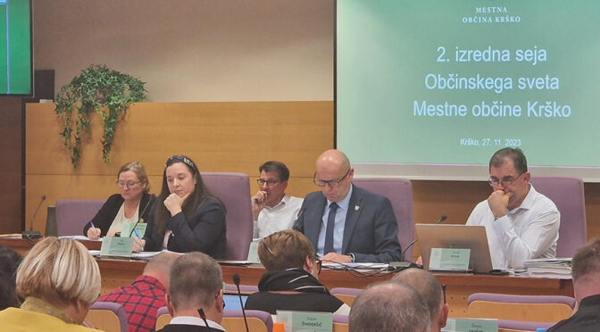 Krški Občinski svet potrdil osnutek proračuna za leti 2024 in 2025