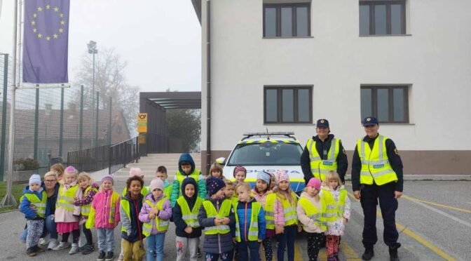 ​Otroci za varnost v prometu v artiškem vrtcu