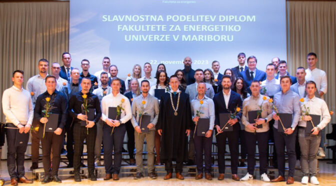 Slavnostna podelitev diplom Fakultete za energetiko Univerze v Mariboru