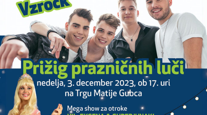 Pester praznični december v Krškem – prižig prazničnih luči bo v nedeljo