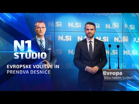 N1 STUDIO: Predsednik NSi Matej Tonin o evropskih volitvah, Ljudmili Novak in Anžetu Logarju