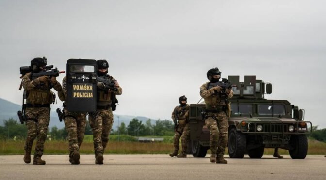 Mednarodna vojaška vaja Gromsko krilo 2024 tudi v delu Posavja