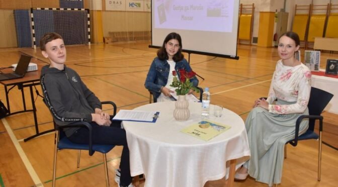 Z Marušo Mavsar podelili Bralno značko na OŠ Jurija Dalmatina Krško