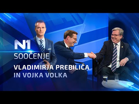 N1 STUDIO: Soočenje Vladimirja Prebiliča in Vojka Volka