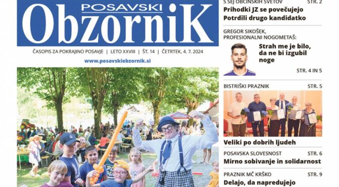 Danes je spet dan za raznolike posavske vsebine v tiskani obliki