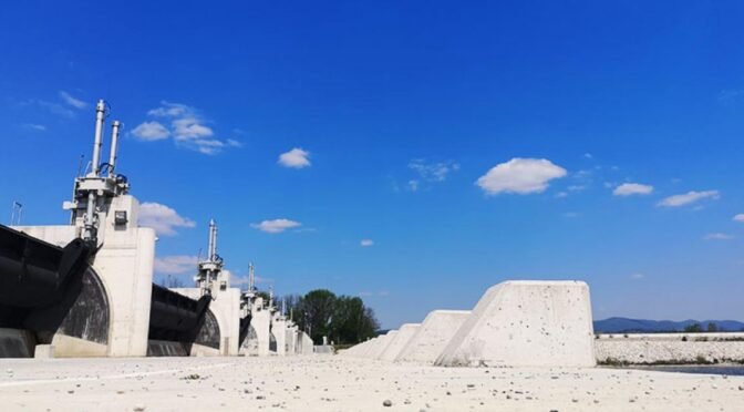 Pozor, sprememba pretoka na HE Brežice