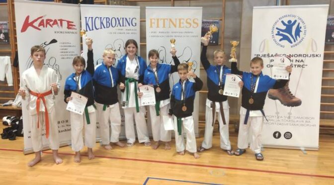 Karateisti KBV Sevnica na 26. memorialu Branka Bošnjaka osvojili osem medalj