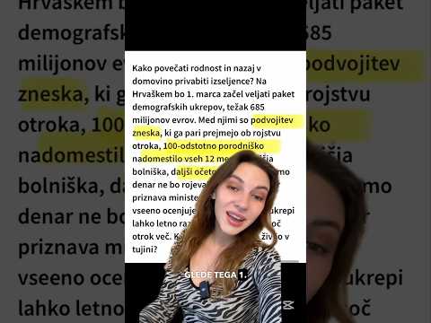 Bi podprli take ukrepe tudi pri nas?