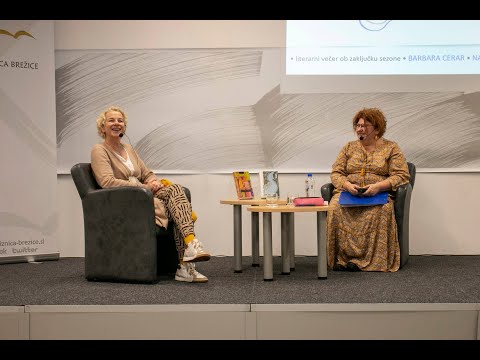 Literarni večer z Barbaro Cerar ob zaključku programa PBS 2024