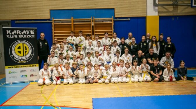 Karate klub Brežice organiziral tradicionalni predbožični IMGKA turnir Posavja v katah