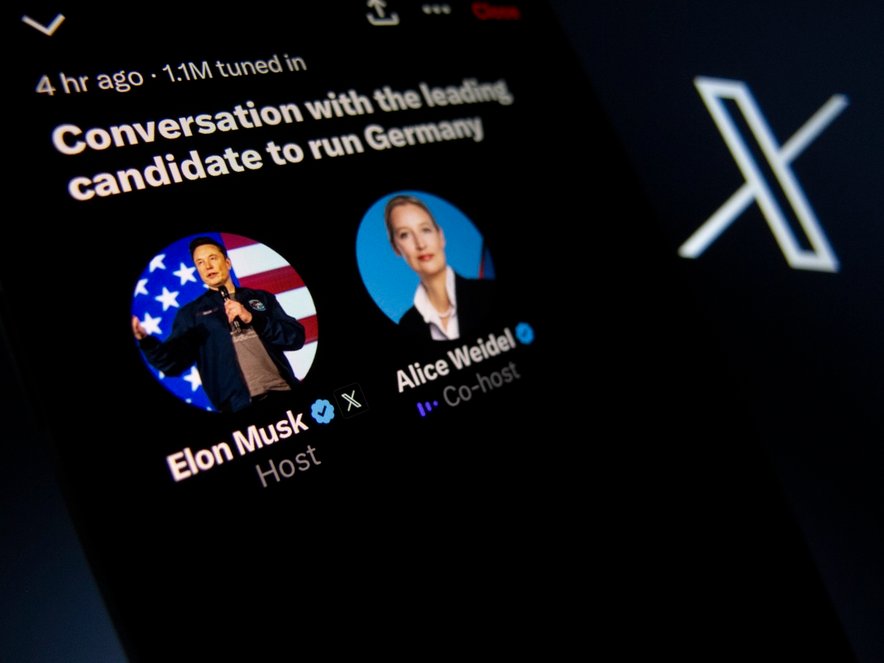 Elon Musk in Alice Weidel