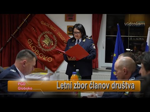 PGD Globoko letni zbor članov društva