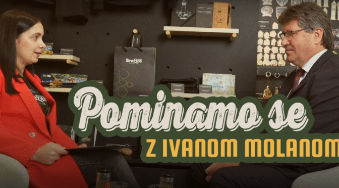 Župan Ivan Molan v prvi epizodi 2. sezone podcasta ”Pominamo se”