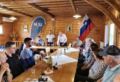 Pogovorni večer s poslancem in podpredsednikom NSi Jernejem Vrtovcem ter nova sestava vodstva OO NSi Brežice