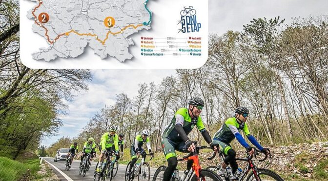 Dobrodelno Okrog Slovenije 2025: Brežice gostijo konec ene izmed etap