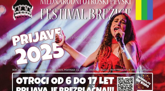 Mednarodni otroški pevski festival Brežice vabi k prijavi