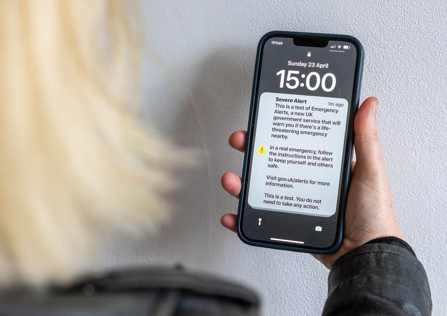 Testiranje sistema alarmiranja v Veliki Britaniji