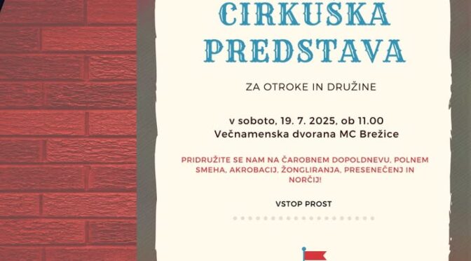 🎪CIRKUŠKA PREDSTAVA🎪