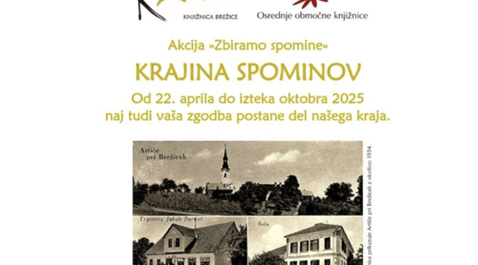 Knjižnica Brežice do izteka oktobra zbira spomine