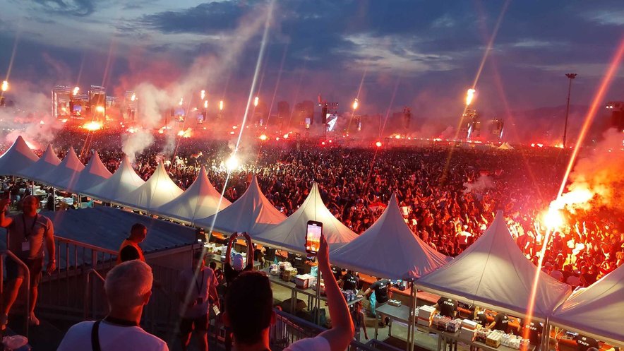 Thompsonov koncert v Zagrebu