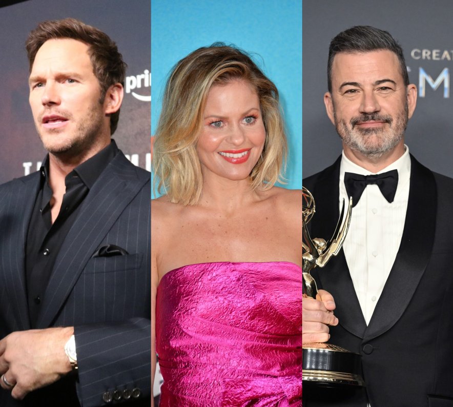Chris Pratt, Candice Cameron Bure in Jimmy Kimmel so med zvezdniki, ki so se odzvali na smrt Charlieja Kirka.