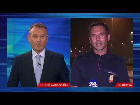 24UR ZVEČER | Gasilci rešili prestrašeno voznico, ki ne zna plavati | POP TV