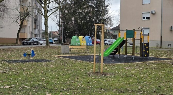 Občina Brežice nadaljuje z urejanjem zelenih površin v mestu