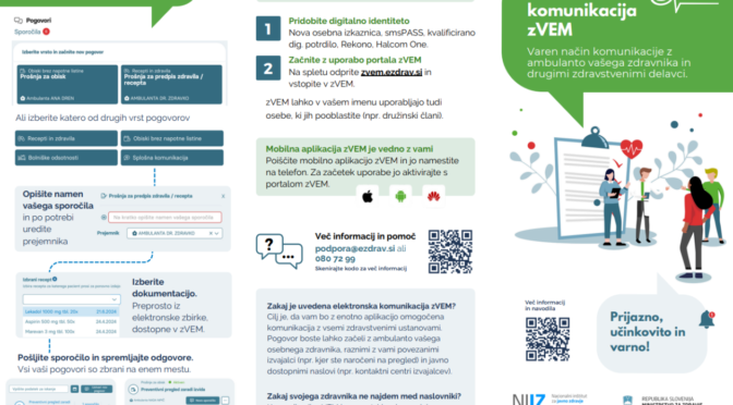 Preusmeritev komunikacije z elektronske pošte v zVEM