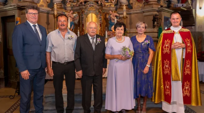 Po 60 letih znova tam, kjer se je vse začelo: diamantna poroka Frančiške in Jožeta Grmovška