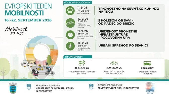 Evropski teden mobilnosti v občini Sevnica