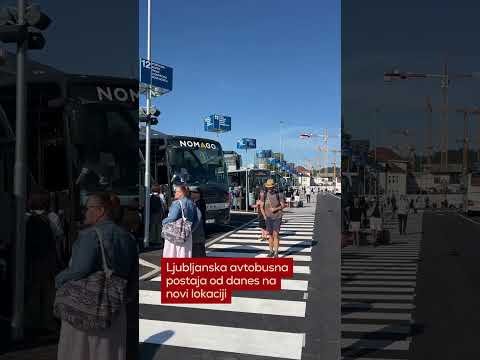Ljubljanska avtobusna postaja na novi lokaciji