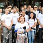 32 1 sindikati novinarska konferenca zbiranje podpisi referendum interventni zakon foto sta nebojsa tejic