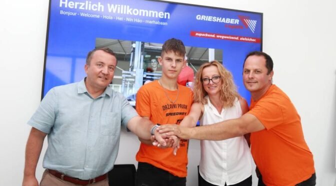 ​Sven Cerjak ob podpori Grieshaber logistik na finalu EP v Krškem