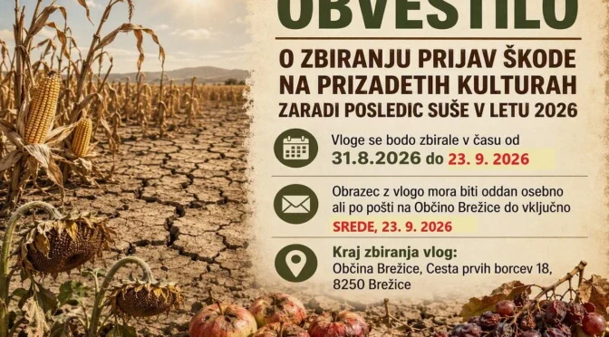 Obvestilo su a podalj an rok za prijavo kode