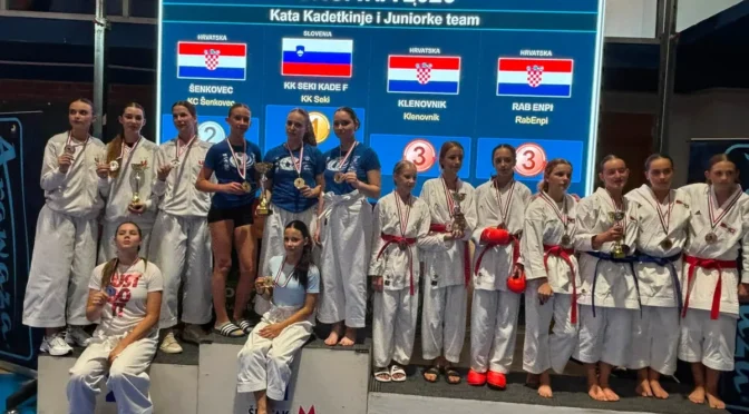 Dobitniki medalj Karate kluba Radeče.